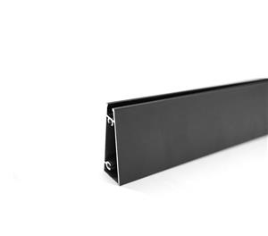 پروفیل درب کمد و کابینت مدل فرنچ استایل 4 متری رنگ مشکی مات فانتونی کد I240