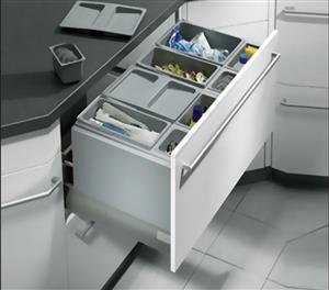 سطل چند منظوره توکار متصل به بدنه هایلو مدل ایکس ایکس ال جهت یونیت عرض 90 سانتیمتر 3630901 فانتونی کد Q190