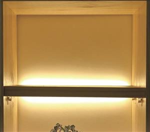 چراغ LED داخل کمد و کابینت پشت شلف چوبی با نور 2 طرفه 12 وات سری 27 سایز 90 فانتونی کد N564
