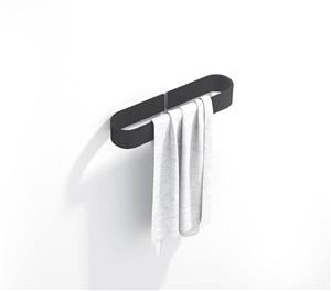 هولدر حوله 253 میلیمتر چسبی رنگ مشکی مات مدل A فانتونی کد S003