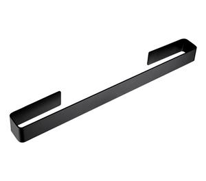 هولدر حوله دست 610 میلیمتر رینگ بسته چسبی رنگ مشکی مات سری C فانتونی کد S025