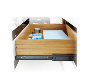 ریل ساچمه ای 3 تکه تلسکوپی45 کیلوگرمی P2O فشاری مشکی عمق 50 فانتونی کد B335