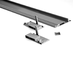 لوازم اینر ریل اسلیم با فرانت آلومینیوم و ارتفاع 106 میلیمتر فانتونی کد B491