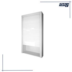 مکانیزم هوایی برقی درب کرکره ای (رولر شاتر) شیشه رنگ سفید عرض 75 سانتی متر فانتونی کد C801