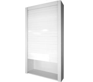 مکانیزم هوایی برقی درب کرکره ای (رولرشاتر) شیشه رنگ مشکی عرض 75 سانتی متر فانتونی کد C811