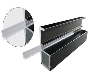 گسکت نگه دارنده شیشه جهت پروفیل مدل ایتالین استایل فانتونی کد I213