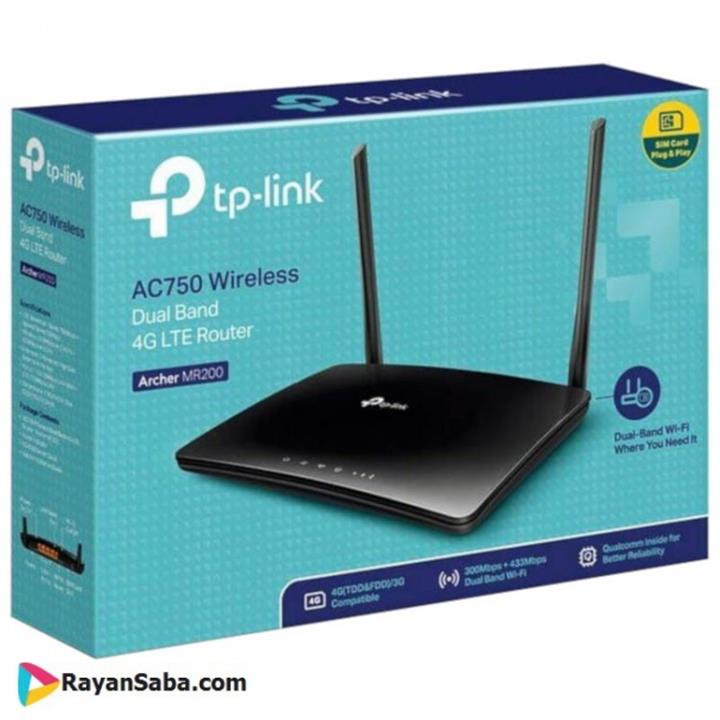 TP-LINK Archer MR200 Dual-Band Wireless AC750 4G LTE Modem Router