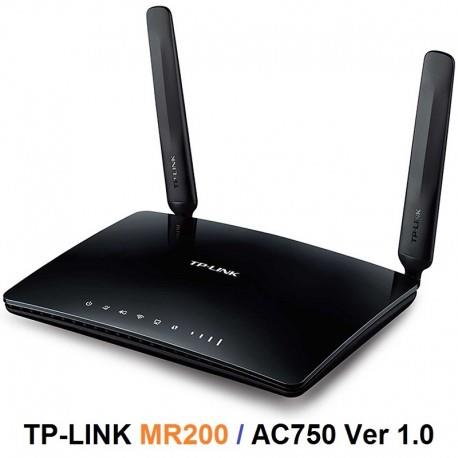 TP-LINK Archer MR200 Dual-Band Wireless AC750 4G LTE Modem Router