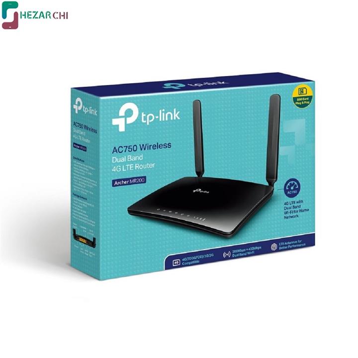 TP-LINK Archer MR200 Dual-Band Wireless AC750 4G LTE Modem Router