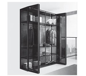 پروفیل عمودی دستگیره کمد و کابینت مدل پرشین استایل رنگ نوک مدادی مات 300 سانتی متری فانتونی کد I281