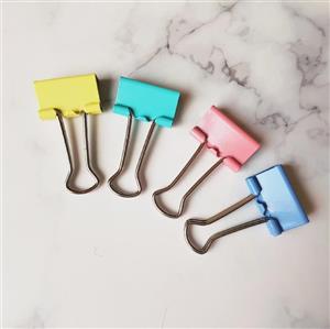 گیره ی کاغذ فانتزی رنگی