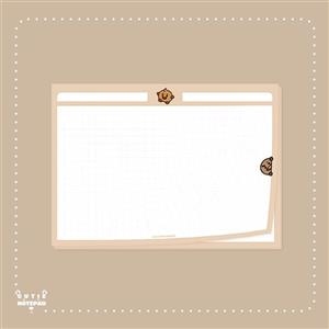 نوت پد شطرنجی BT21 طرح Shooky