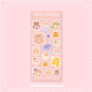 مجموعه استیکر kawaii سری A