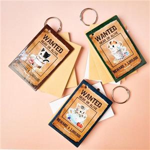 دفترچه یادداشت پیشی طرح Wanted (تک حلقه)