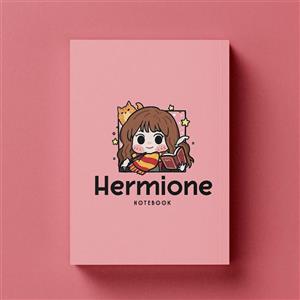 دفتر شطرنجی کیوتی طرح Harry Potter مدل Hermione