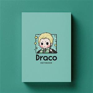 دفتر شطرنجی کیوتی طرح Harry Potter مدل Draco