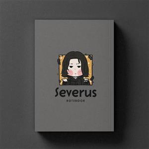 دفتر شطرنجی کیوتی طرح Harry Potter مدل Severus Snape