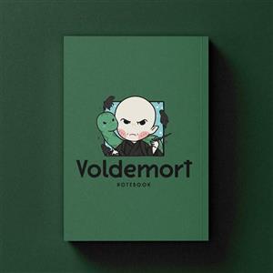دفتر شطرنجی کیوتی طرح Harry Potter مدل Voldemort