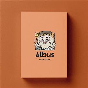 دفتر شطرنجی کیوتی طرح Harry Potter مدل Albus Dumbledore