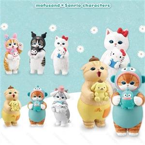 مینی فیگور های ایستاده مدل Mofusand x Sanrio