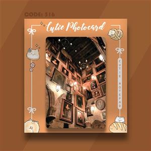 فتوکارت کیوتی طرح Hogwarts - کد 516