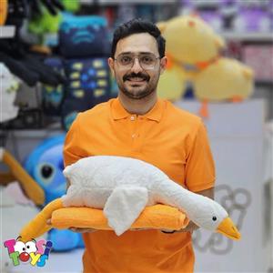 عروسک بالشی غاز خوابیده نرمالو