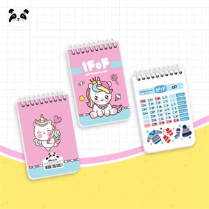 تقویم دفترچه ای یادداشت دار 1404 طرح Unicorn