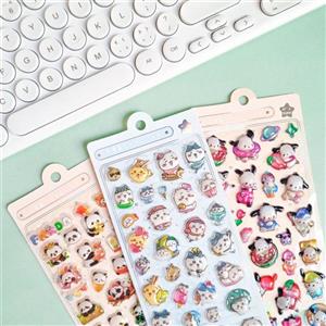 استیکر برجسته 3D It`s Fun طرح Chiikawa / Panda / Pochacco 