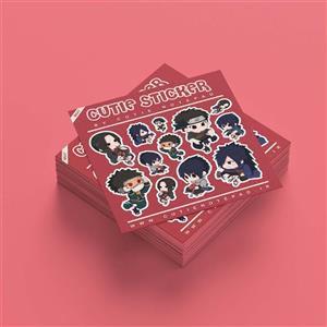 استیکر کیوتی طرح انیمه Uchiha in Naruto - کد M047