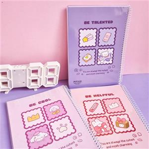 دفتر مجلد 80 برگ فانتزی Pitico مدل Unique Puzzle کد 373