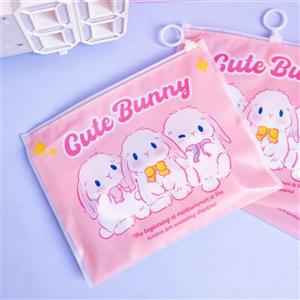 پوشه زیپ دار A5 طرح Cute Bunny