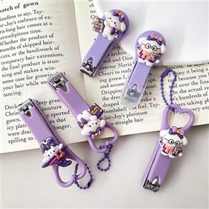 ناخن گیر فانتزی Purple Puppyآویز زنجیری