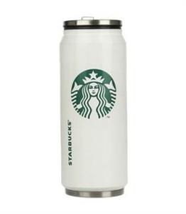 قمقمه دوجداره نی دار طرح استارباکس کد3