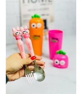 ست قاشق چنگال هویج