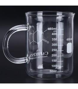 لیوان پیرکس چندکاره مدرج دسته دار