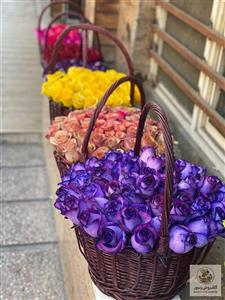 دسته گل عروس آبی طرح فرح