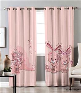 پرده اتاق کودک پانچی مدل RABBIT