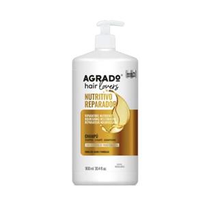 شامپو مو آگرادو مدل NUTRITIVO REPARADOR مناسب برای موهای خشک و شکننده حجم 900 میلی لیتر