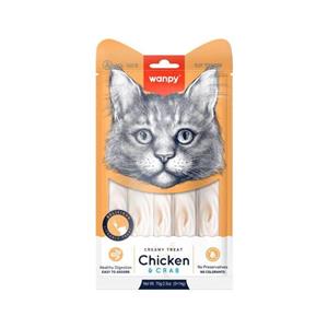 بستنی گربه ونپی با طعم مرغ و خرچنگ بسته 5 عددی