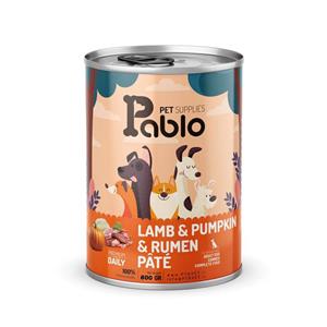 کنسرو  سگ پریمیوم بالغ گوشت بره برند پابلو