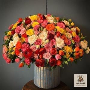 دسته گل مینیمال یک‌طرفه طرح عارف