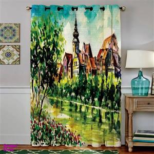 پرده مخمل رنس مدل C4-50039 ارتفاع 190 سانتی متر