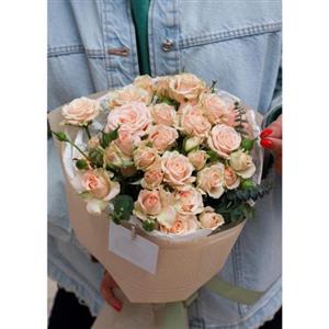 دسته گل داودی مینیاتوری زرد هیمان کد 1066 | کد: ZNB-4TW