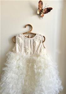 پیراهن مجلسی بچگانه وارداتی ١٨ ماه تا سه سال