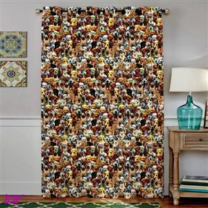 پرده مخمل رنس مدل C4-50053 ارتفاع 190 سانتی متر