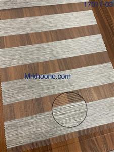 پرده زبرا کرم طوسی ساده ترک لوازم کره ای