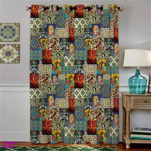 پرده مخمل رنس مدل C4-50132 ارتفاع 190 سانتی متر
