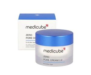 کرم مرطوب کننده صورت مدیکیوب مدل zero pore مناسب برای انواع پوست حجم 50 میلی لیتر