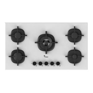 اجاق گاز شیشه‌ای سیمر مدل 572 الترا سفید