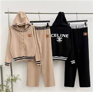 ست سویشرت شلوار اورجینال برند سلین  فول نخ و پنبه تریکو‌ سایز مناسب ۳۴الی۴۶